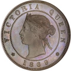 ½ Penny - Victoria Piedfort