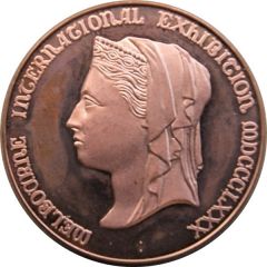 Medal - Melbourne International Exhibition Centenary Event Medal