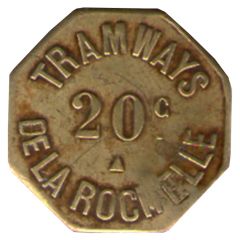 20 Centimes - Tramways de la Rochelle