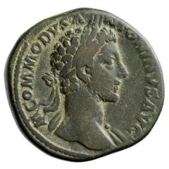 Sestertius - Commodus TR P V IMP IIII COS II P P S C