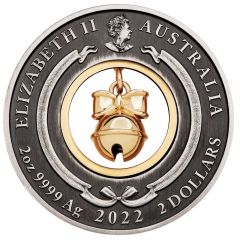 2 Dollars - Elizabeth II 6th Portrait - Jingle Bell