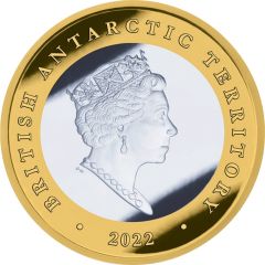 2 Pounds - Elizabeth II Apus constellation, Bird of Paradise, Silver