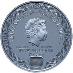 5 Dollars - Elizabeth II Maori Moko