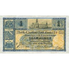 1 Pound North of Scotland Bank