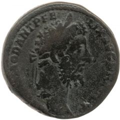 Sestertius - Commodus MINER VICT P M TR P XIIII IMP VIII COS V DES VI S C, Minerva and Victory