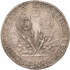 2 Thalers - Frederick William I and John II