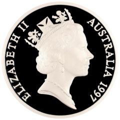 5 Dollars - Elizabeth II 3rd Portrait - Riverboat - Masterpieces in Silver