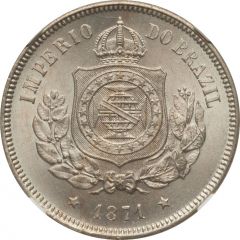 100 Réis - Pedro II