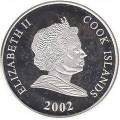 1 Dollar - Elizabeth II Curling