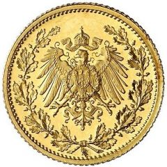 1/2 Mark - Wilhelm II type 2 - small shield - Pattern