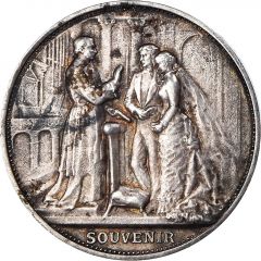 Médaille de Mariage - Souvenir sans légende, Vernon