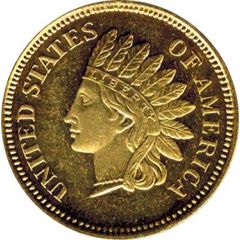 1/4 oz Copper Golden State Mint - Indian Head