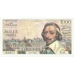 1000 Francs - Richelieu type 1953