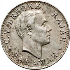 1 Cent - Charles V. Brooke Rajah