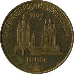 1/2 Euro - Thüringer Finanzministeriums