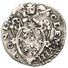 1/2 Grosso - Clement VIII St. Peter