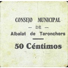50 Céntimos Albalat de Taronchers
