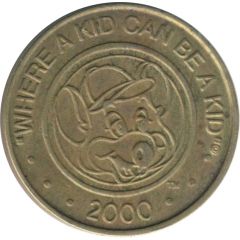 Token - Chuck E Cheese without letter `C` on the hat