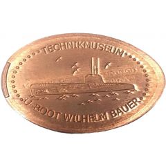 Elongated coin – Technikmuseum U-Boot `Wilhelm Bauer` Bremerhaven