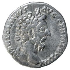 Denarius - Marcus Aurelius IMP VIII COS III, Mars