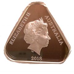 5 Dollars - Elizabeth II 4th Portrait - Land, Sea and Air - Silver Proof