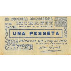 1 Peseta Miravet
