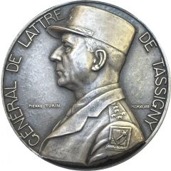 Medal - Général Jean de Lattre de Tassigny Crossing of the Rhine river