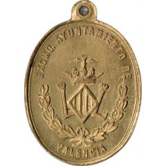 Medal - Honor to the diligence - Valence