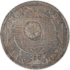 300 Réis Countermark 'Crowned G.P.' over 320 Réis, Brazil