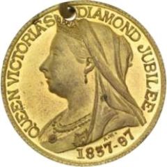 Medalet - Victoria Diamond Jubilee; A.W.