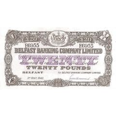 20 Pounds Belfast Banking Company