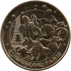 Monnaie de Paris Tourist Token - Disneyland Paris Minnie et Mickey font un selfie