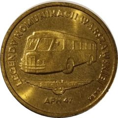 Token - Warszawski Dukat Komunikacyjny - II emisja Chausson APH 47