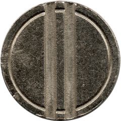 Token 2 grooves on both sides