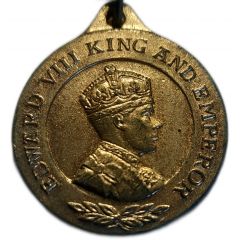 Medal - Proposed Coronation of Edward VIII 1937
