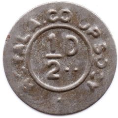 1/2 Penny - Royal A. Co-op. Socy.