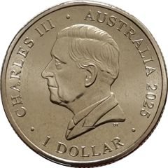 1 Dollar - Charles III 1st Portrait - Centenary Royal Australian Corps of Signals