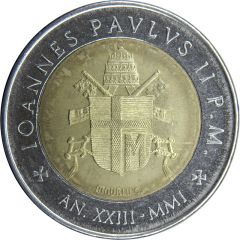 500 Lire - Ioannes Paulus II John Paul I