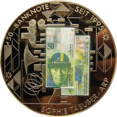Medal - Commemoration of banknotes 50 francs, 8th series