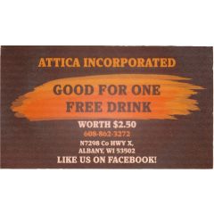 2.5 Dollars - Attica Incorporated Albany, Wisconsin