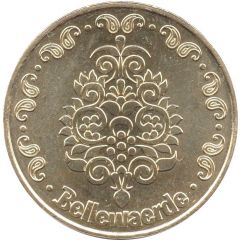 Jeton touristique - Monnaie de Paris - Bellewaerde - Zone Thématique Inde