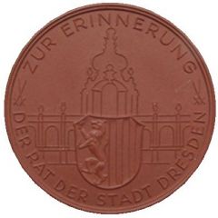 Medal - 750th anniversary of the city of Dresden Dresden