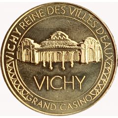 Jeton touristique - Monnaie de Paris - Vichy -Reine des villes d`eaux - Grand casino