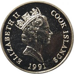 5 Dollars - Elizabeth II Cougar and cub