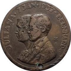 Medal - Juliana and Bernhard Wedding 1937