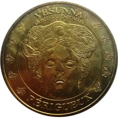 Monnaie de Paris Tourist Token - Périgueux Musée Vesunna - La tête dite de Junon