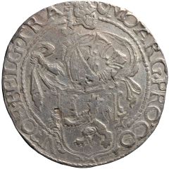 1 Daalder `Leeuwendaalder` Lion obv with crown, piedfort of double weight