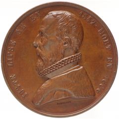 Médaille - Juste Lipse Série `Des grands hommes de la Belgique`