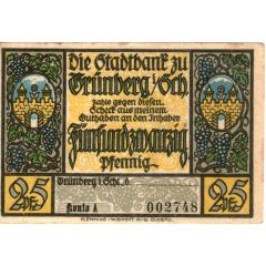 25 Pfennig Stadtbank