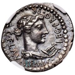 Denarius - Brutus C·FLAV·HEMIC·LEG·PRO·PR / Q·CAEP·BRVT·IMP